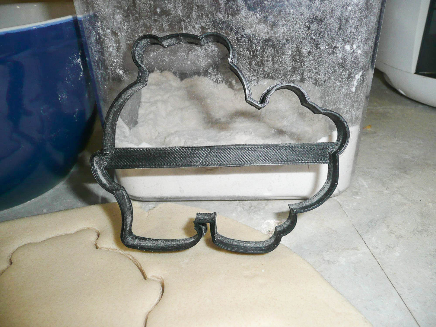 Momma Bear With Baby Cub On Back Outline Wildlife Cookie Cutter USA PR3128