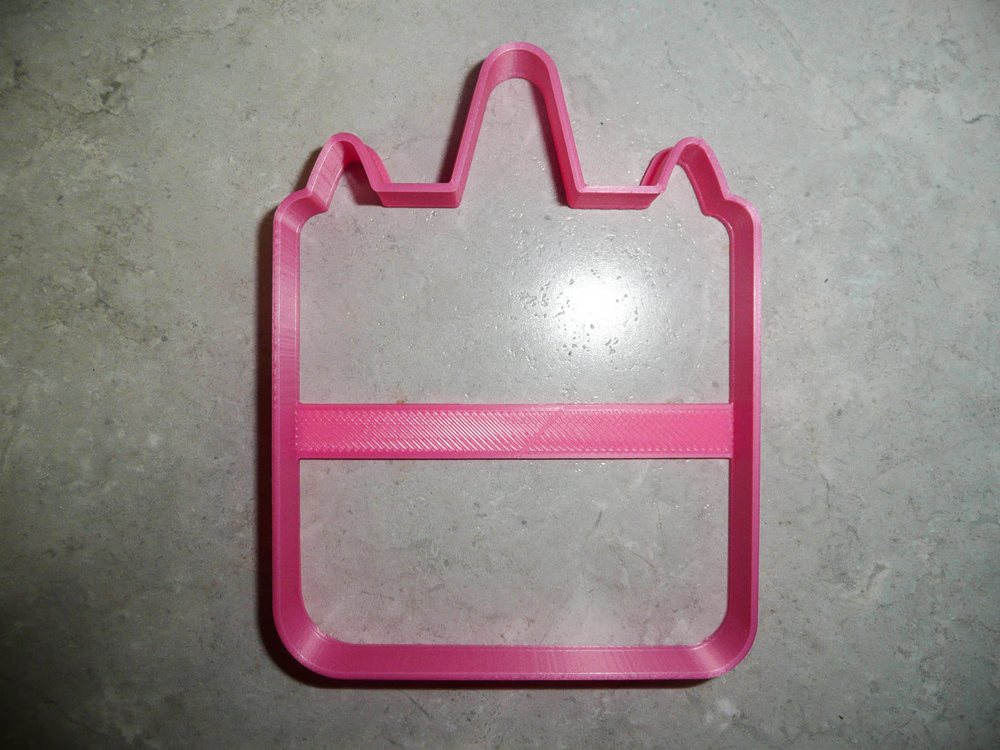 Unicorn Box Outline Magical Horse With Spiral Horn Cookie Cutter USA PR3244