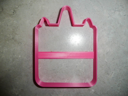 Unicorn Box Outline Magical Horse With Spiral Horn Cookie Cutter USA PR3244
