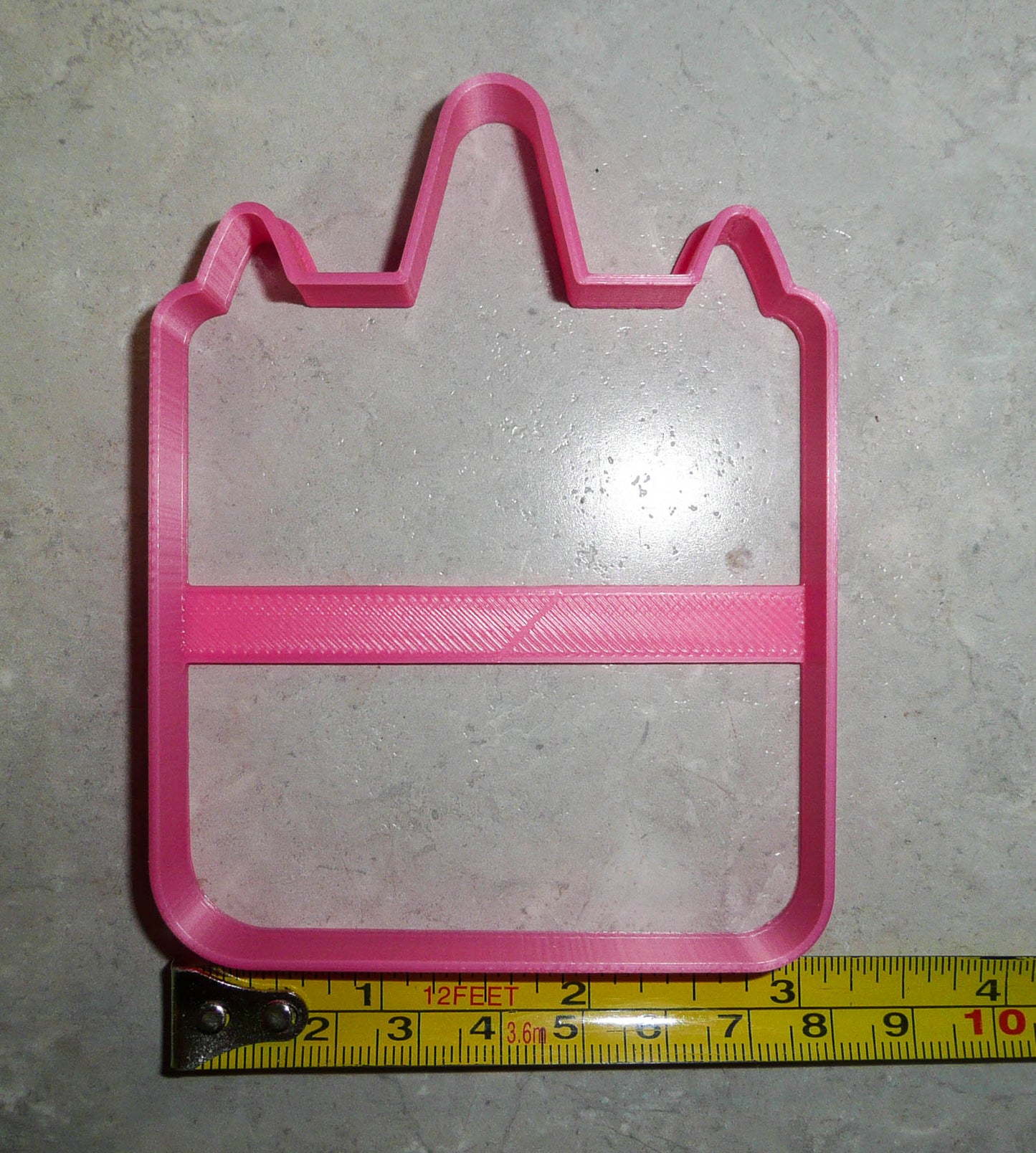 Unicorn Box Outline Magical Horse With Spiral Horn Cookie Cutter USA PR3244