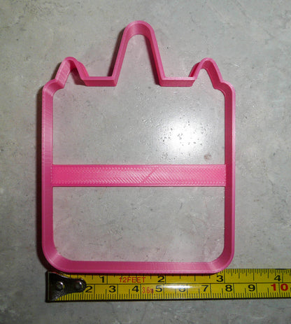 Unicorn Box Outline Magical Horse With Spiral Horn Cookie Cutter USA PR3244