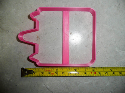 Unicorn Box Outline Magical Horse With Spiral Horn Cookie Cutter USA PR3244