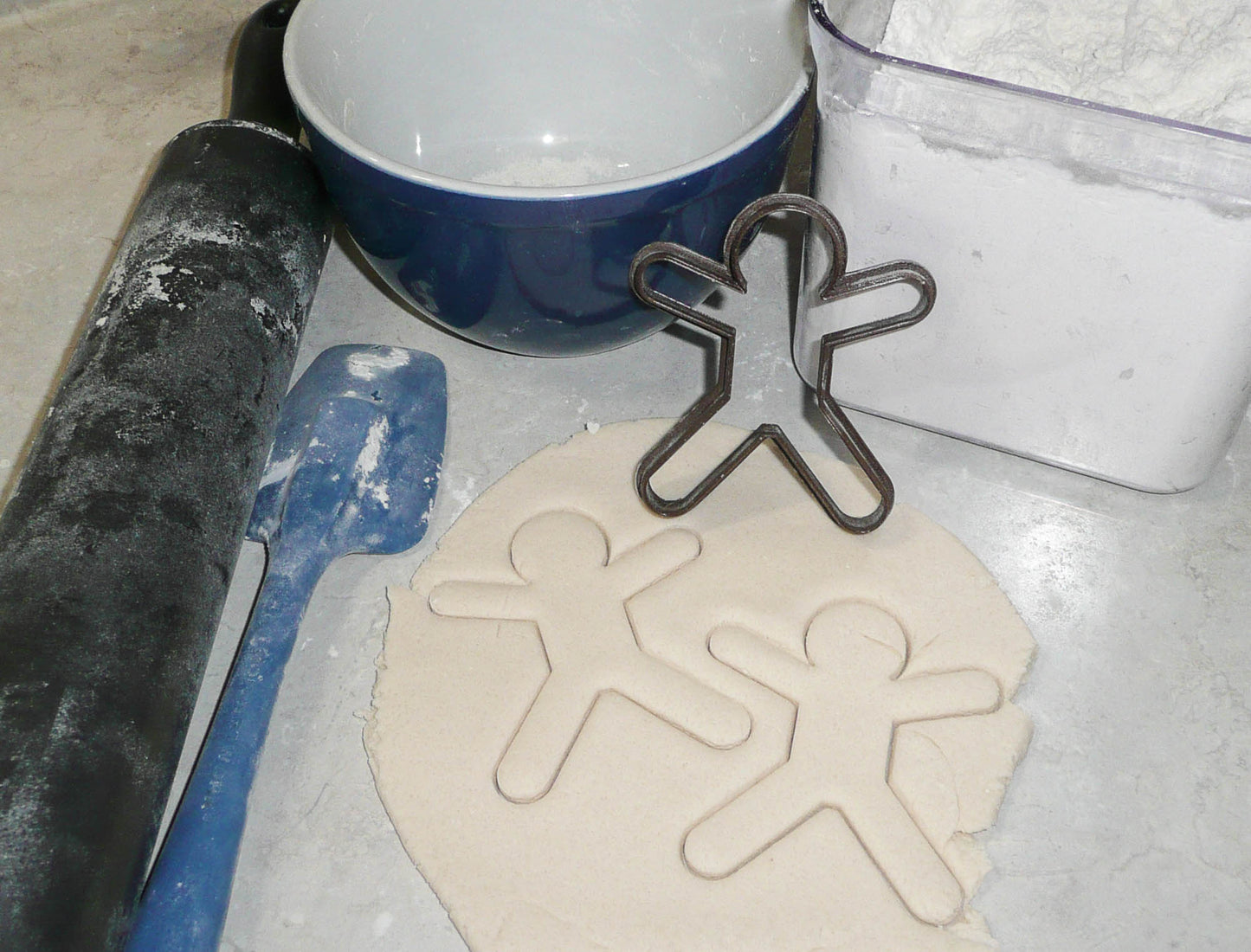 Star Jump Jumping Jack Gingerbread Man Christmas Cookie Cutter USA PR2148