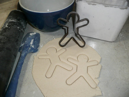 Star Jump Jumping Jack Gingerbread Man Christmas Cookie Cutter USA PR2148