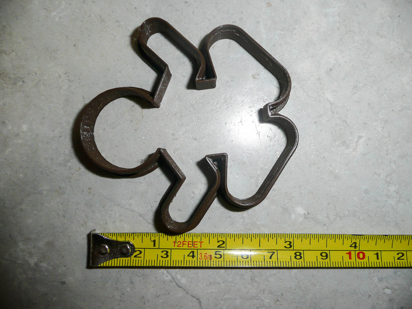 Meditating Yoga Gingerbread Man Christmas Cookie Cutter Made In USA PR2149