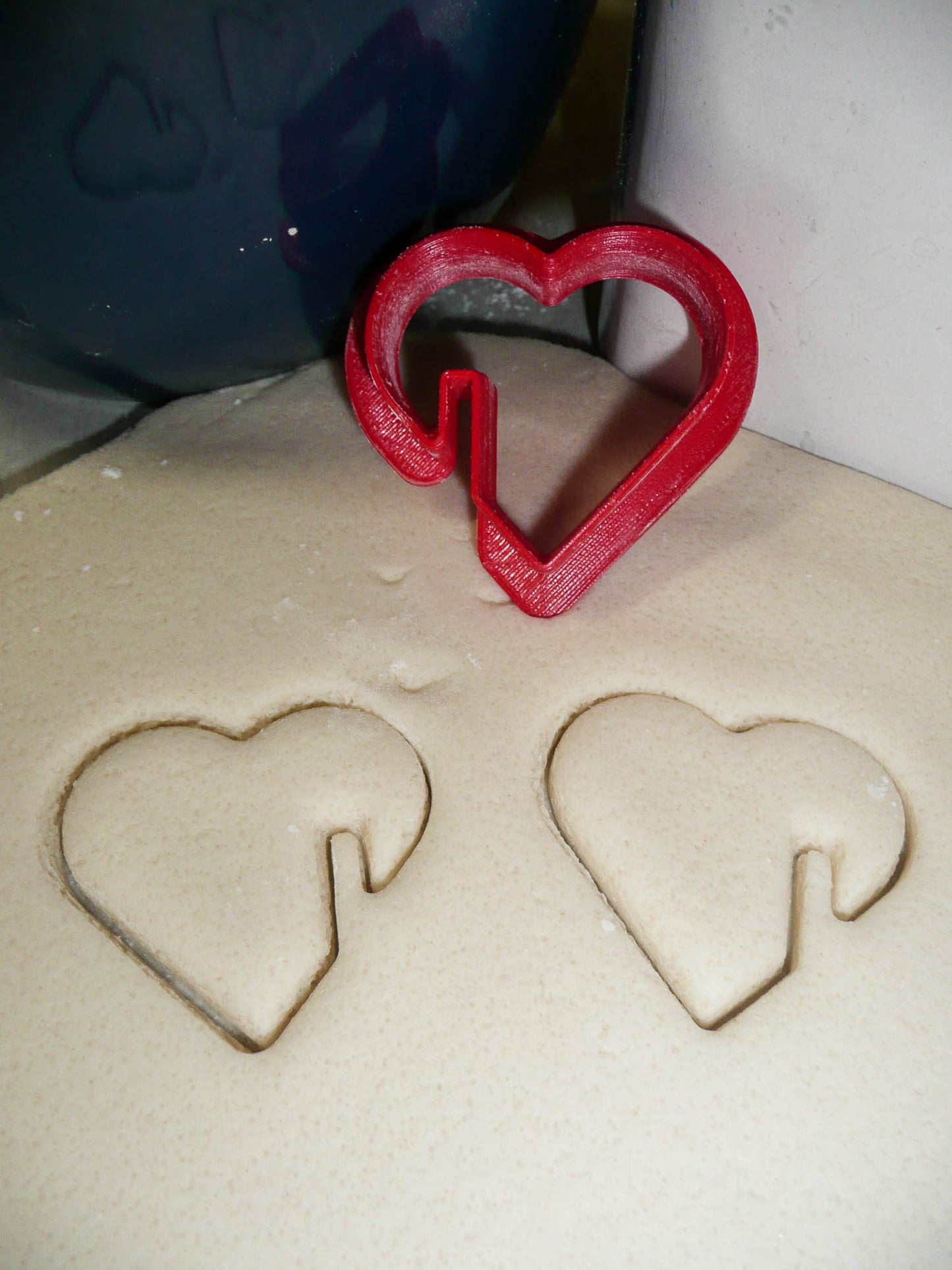 Heart Hanging Mug Cup Coffee Cocoa Valentines Day Cookie Cutter USA PR2185