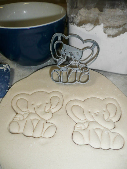 Baby Elephant Detailed Calf Gentle Giant Animal Zoo Cookie Cutter USA PR2558