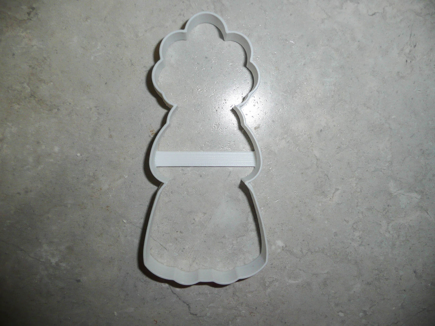 Lady In Winter Coat Outline Long Elegant Jacket Parka Cookie Cutter USA PR3085