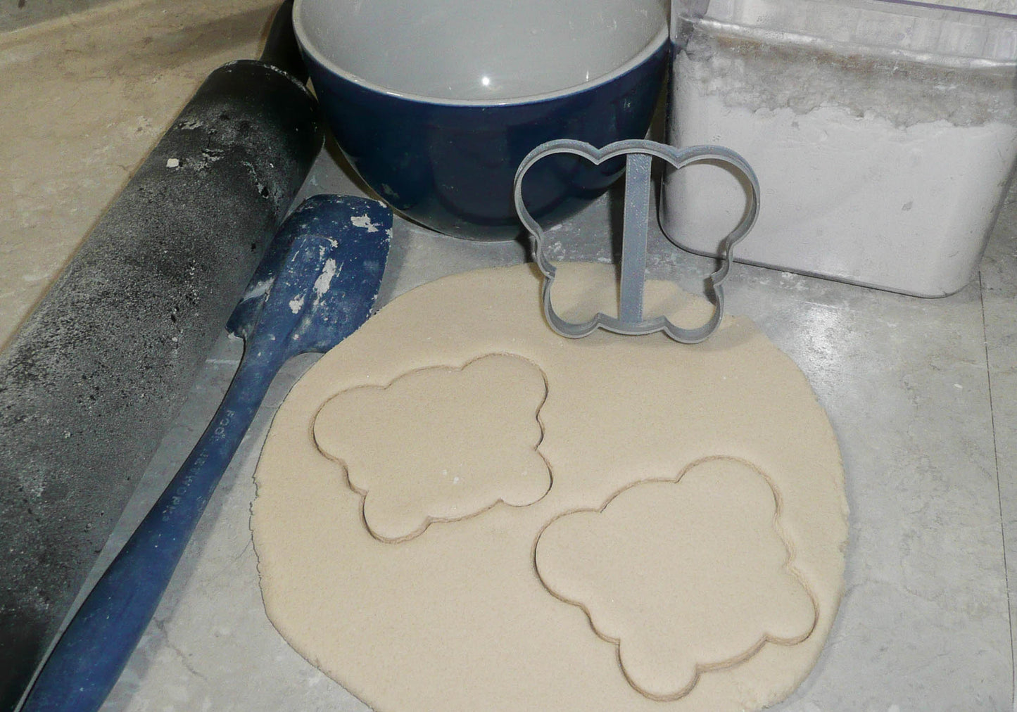 Elephant Head Face Outline Largest Land Mammal Zoo Cookie Cutter USA PR3163