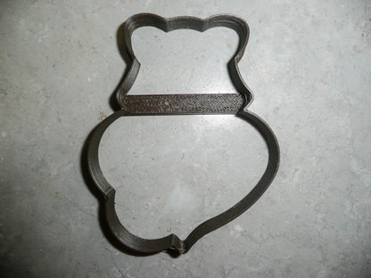 Fox Holding Heart Outline Valentine Baby Shower Cookie Cutter USA PR3164