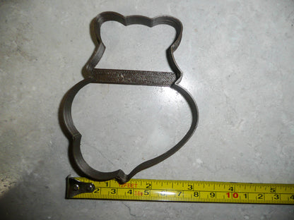 Fox Holding Heart Outline Valentine Baby Shower Cookie Cutter USA PR3164