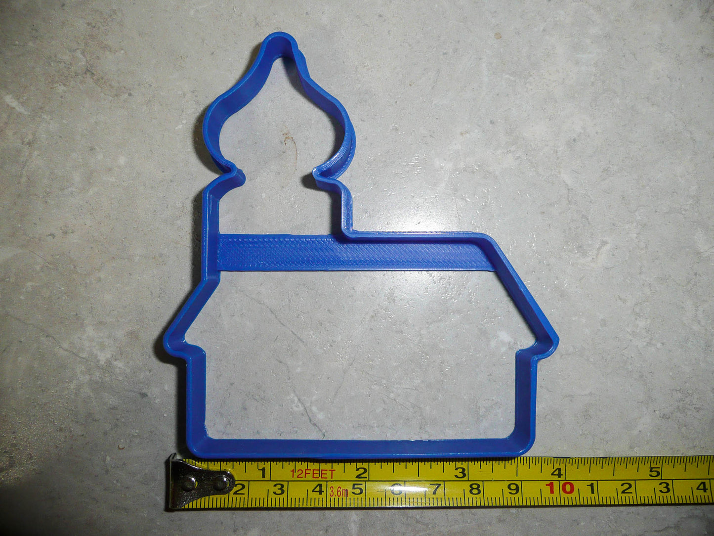 House Outline With Onion Dome Steeple Roof 4 Inch Size Cookie Cutter USA PR3081