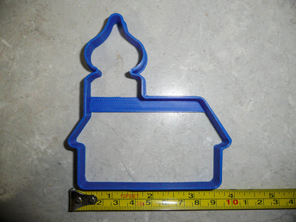 House Outline With Onion Dome Steeple Roof 4 Inch Size Cookie Cutter USA PR3081