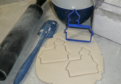 House Outline With Onion Dome Steeple Roof 4 Inch Size Cookie Cutter USA PR3081