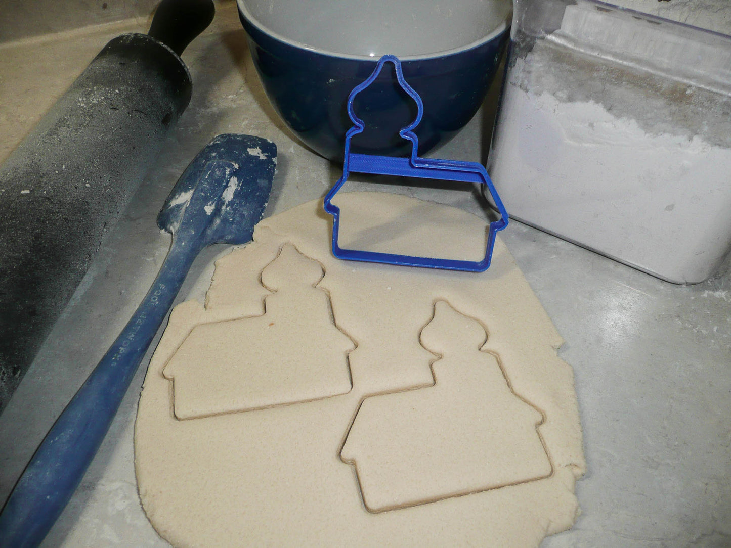 House Outline With Onion Dome Steeple Roof 4 Inch Size Cookie Cutter USA PR3081