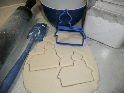 House Outline With Onion Dome Steeple Roof 4 Inch Size Cookie Cutter USA PR3081
