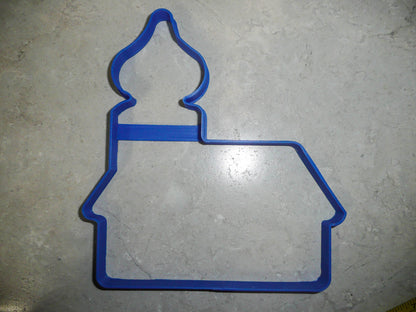 House Outline With Onion Dome Steeple Roof 6 Inch Size Cookie Cutter USA PR3082