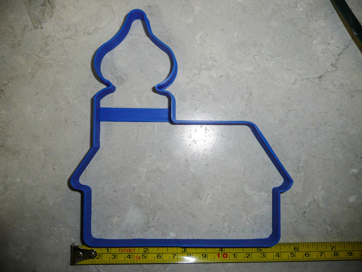 House Outline With Onion Dome Steeple Roof 6 Inch Size Cookie Cutter USA PR3082