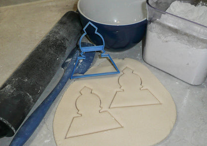 Church Outline With Onion Dome Steeple 4 Inch Size Cookie Cutter USA PR3083