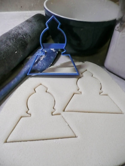 Church Outline With Onion Dome Steeple 4 Inch Size Cookie Cutter USA PR3083
