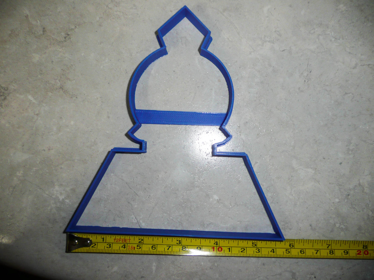 Church Outline With Onion Dome Steeple 6 Inch Size Cookie Cutter USA PR3084