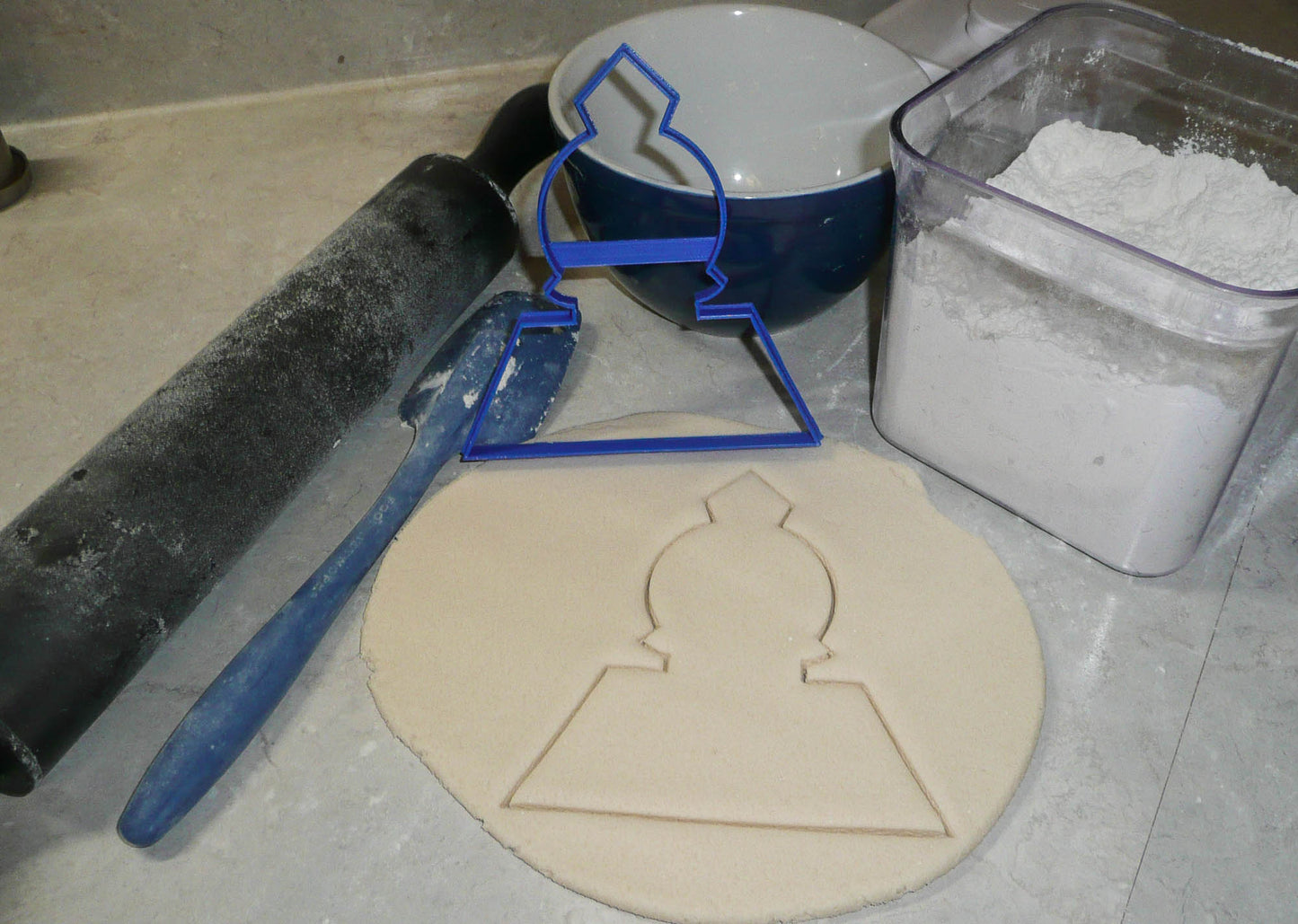 Church Outline With Onion Dome Steeple 6 Inch Size Cookie Cutter USA PR3084