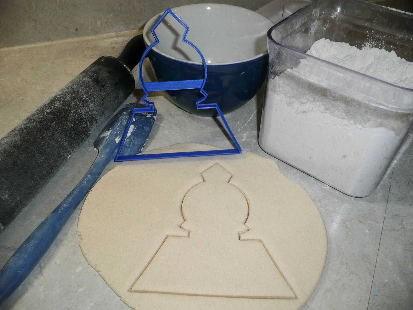 Church Outline With Onion Dome Steeple 6 Inch Size Cookie Cutter USA PR3084