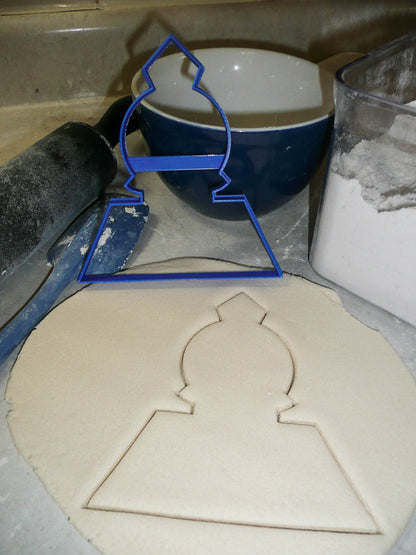 Church Outline With Onion Dome Steeple 6 Inch Size Cookie Cutter USA PR3084