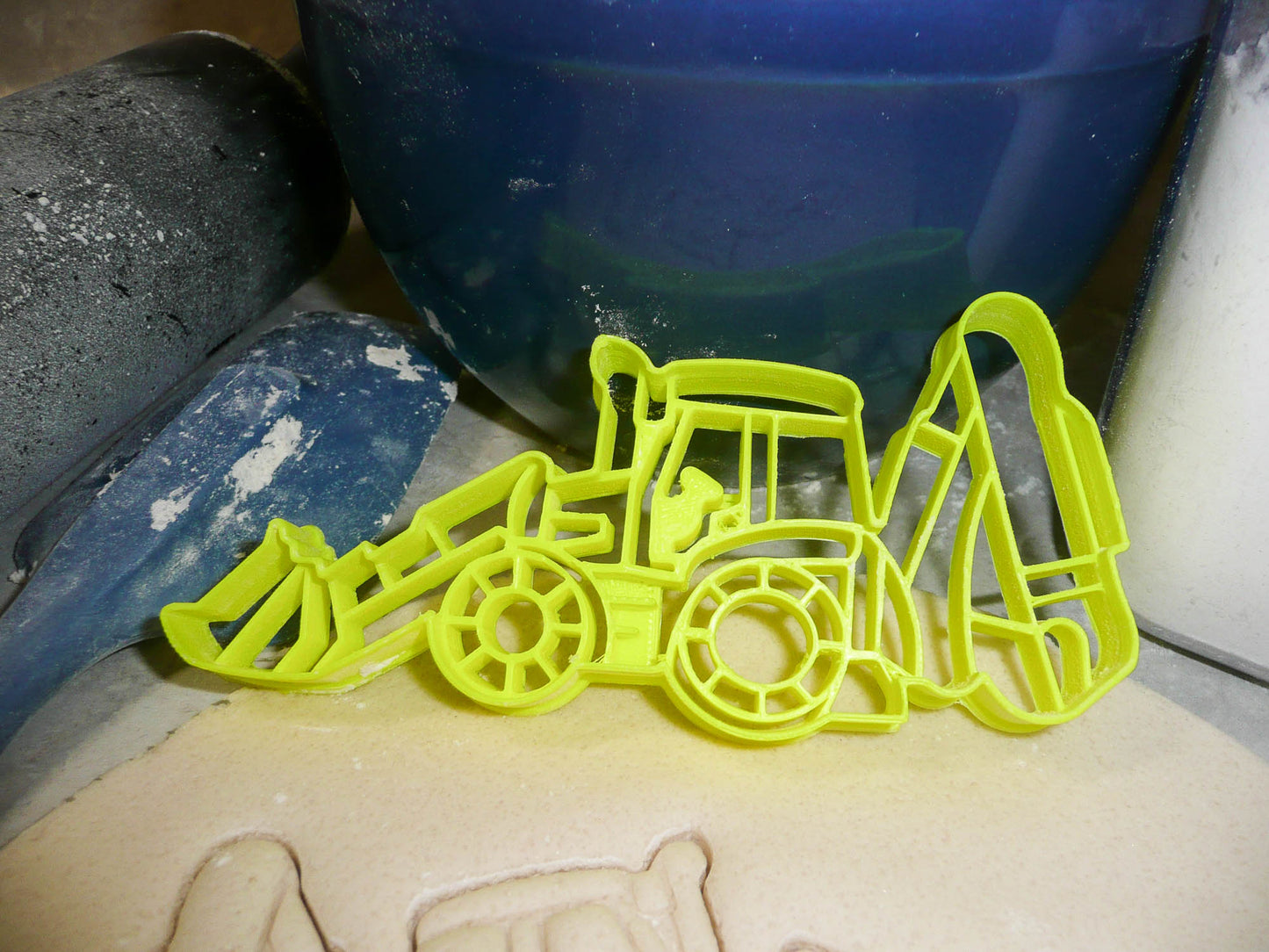 Backhoe Digger Excavating Construction Equipment Cookie Cutter USA PR3231