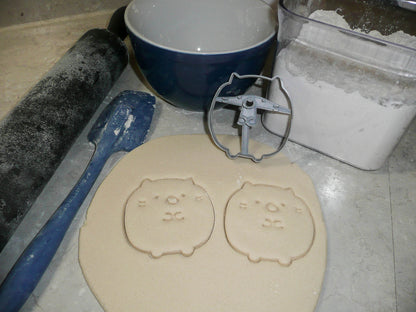 Round Chubby Puffy Animals Set of 6 Cookie Cutters USA PR1440