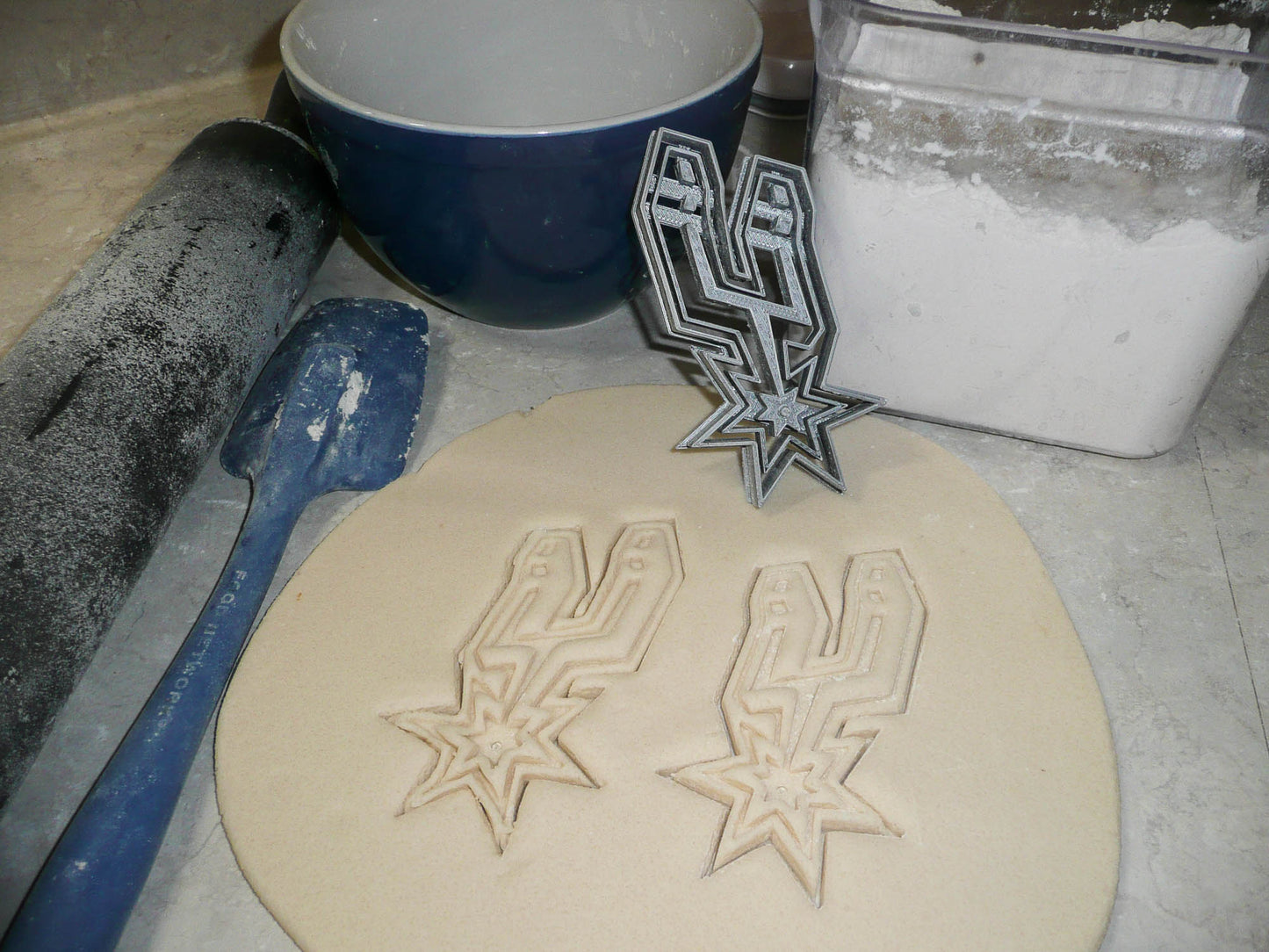 Inspired by San Antonio Spurs Basketball Team Cookie Cutter Made in USA PR2745