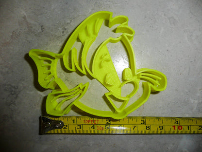 Flounder Tropical Fish Little Mermaid Movie Cookie Cutter Made In USA PR2925