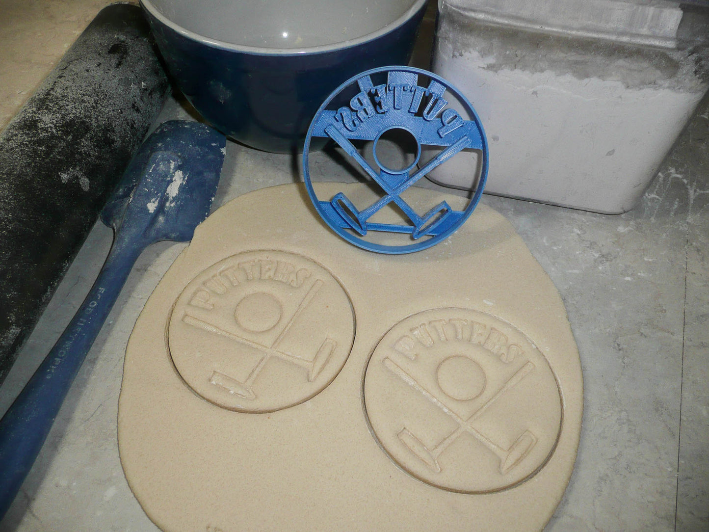 Putters Golf Country Club Boy Baby Shower Gender Reveal Cookie Cutter USA PR3026
