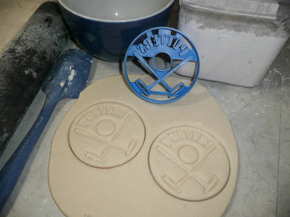 Putters Golf Country Club Boy Baby Shower Gender Reveal Cookie Cutter USA PR3026