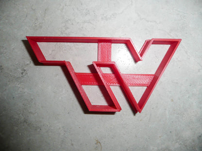 Virginia Tech University VT Letters Sports Athletics Cookie Cutter USA PR3283