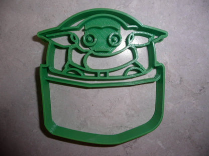Baby Yoda In Pod Adorable Green Space Child Star Wars Cookie Cutter USA PR3302