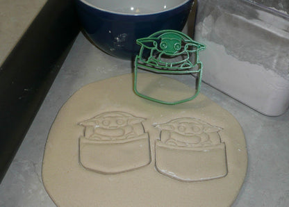Baby Yoda In Pod Adorable Green Space Child Star Wars Cookie Cutter USA PR3302