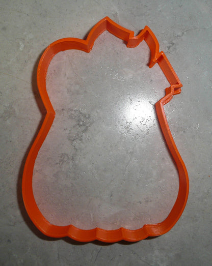 6x Pumpkin House Outline Fondant Cutter Cupcake Topper 1.75 IN USA FD2981