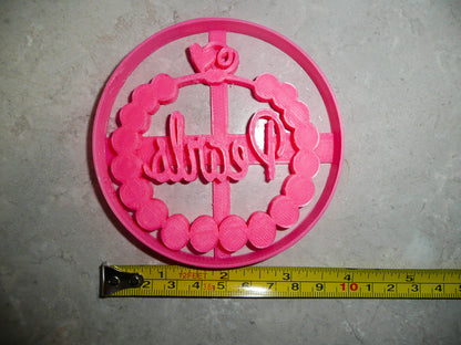 Pearls Fashion Girl Baby Shower Gender Reveal Cookie Cutter USA PR3027
