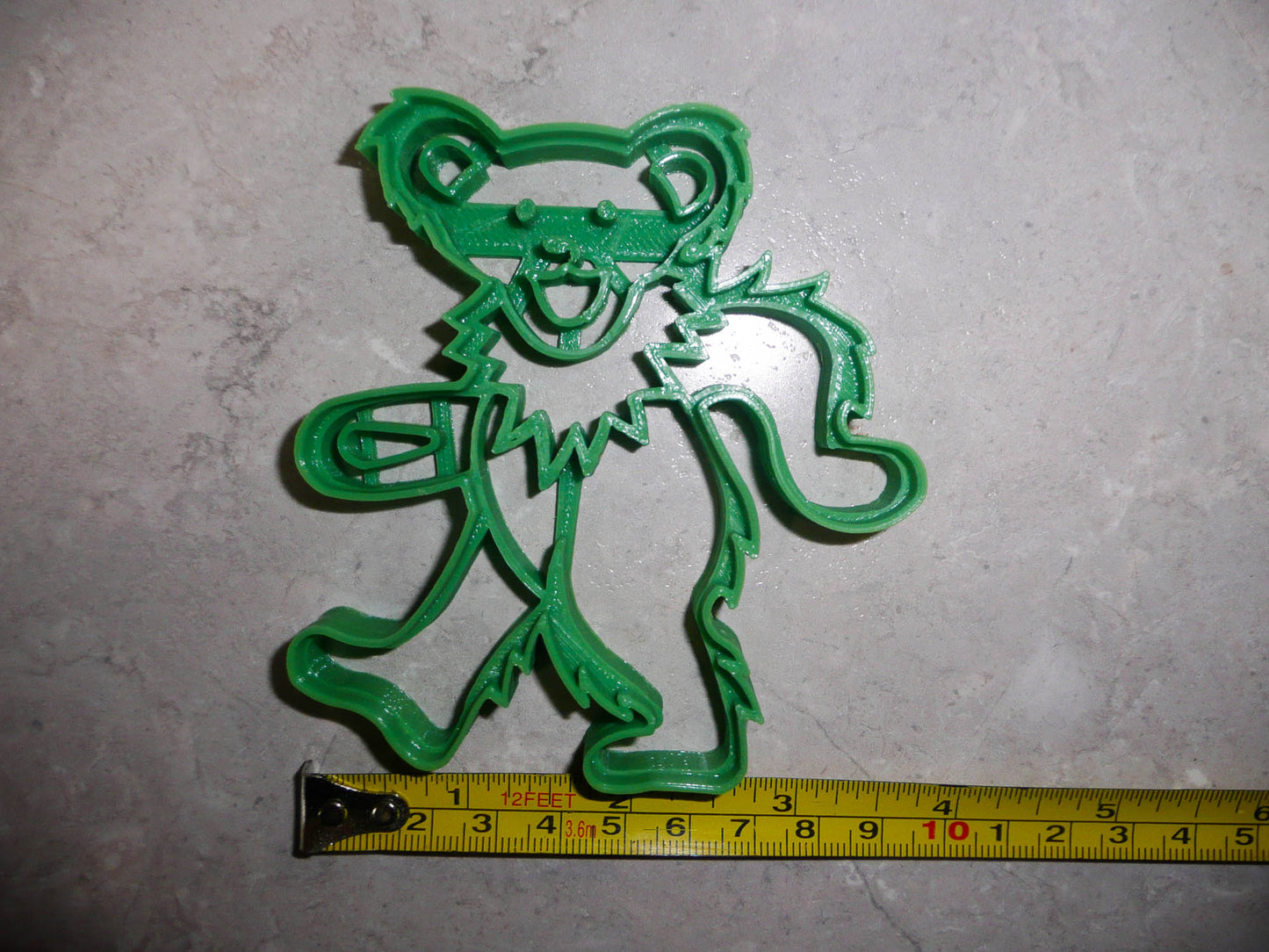 Jerry Garcia Dancing Teddy Bear 1960s Rock Music Cookie Cutter USA PR3029