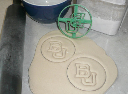 Baylor University BU Letters Sports Athletics Cookie Cutter USA PR3038