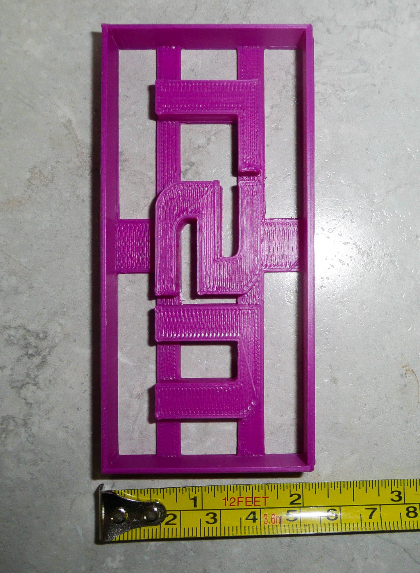 Louisiana State University LSU Letters Sports Athletics Cookie Cutter USA PR3040