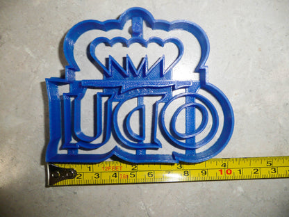 Old Dominion University ODU Letters Crown Cookie Cutter USA PR3279