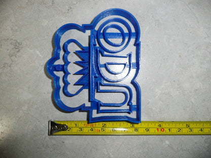 Old Dominion University ODU Letters Crown Cookie Cutter USA PR3279