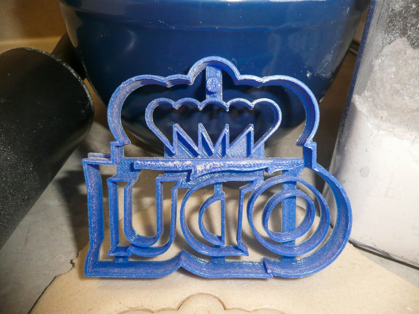 Old Dominion University ODU Letters Crown Cookie Cutter USA PR3279