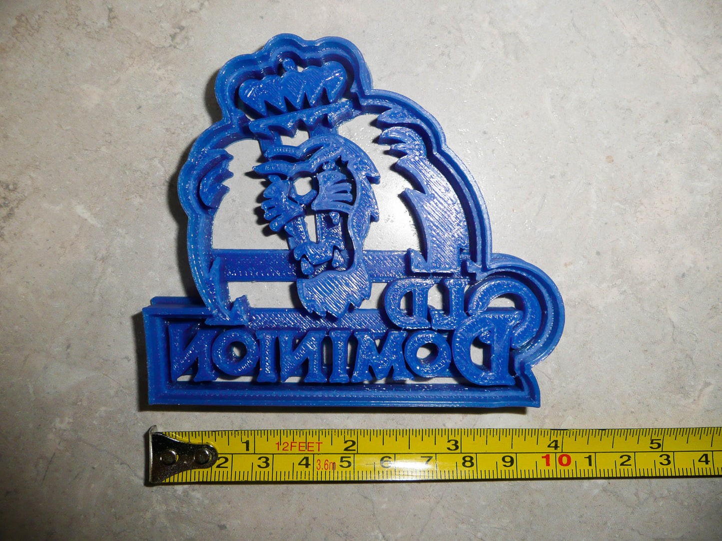 Old Dominion University with Lion Mascot Cookie Cutter USA PR3280