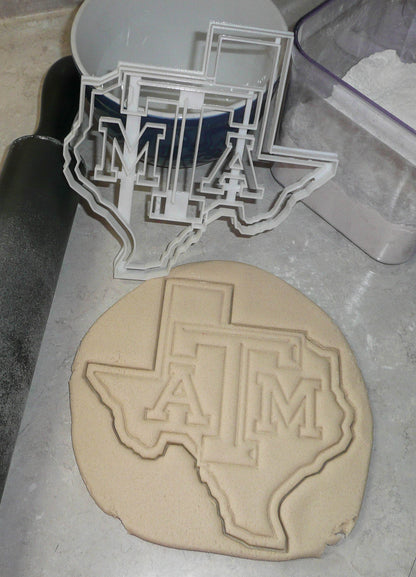 Texas ATM University A&M Aggies 7.5 Inch Pie Top Topper Cutter USA PR3319