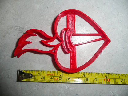 Heart With Flaming Torch American Heart Association Cookie Cutter USA PR3032