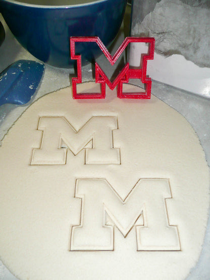 Ole Miss M Letter University of Mississippi Athletics Cookie Cutter USA PR3039