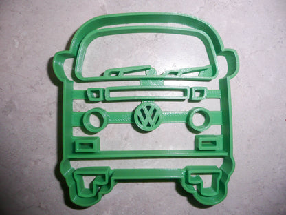 Vintage 1970s Groovy Bus Hippy Van Front End View Cookie Cutter USA PR3252